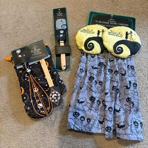 Nightmare Before Christmas Kitchen Bundle NWT